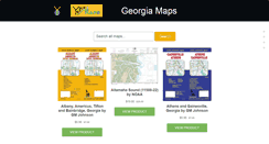 Desktop Screenshot of georgia-map.info